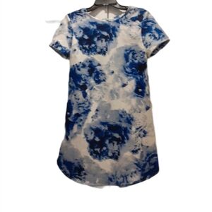 WYLDR Floral Blue and White Dress Size S